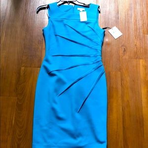 Teal Calvin Klein business dress